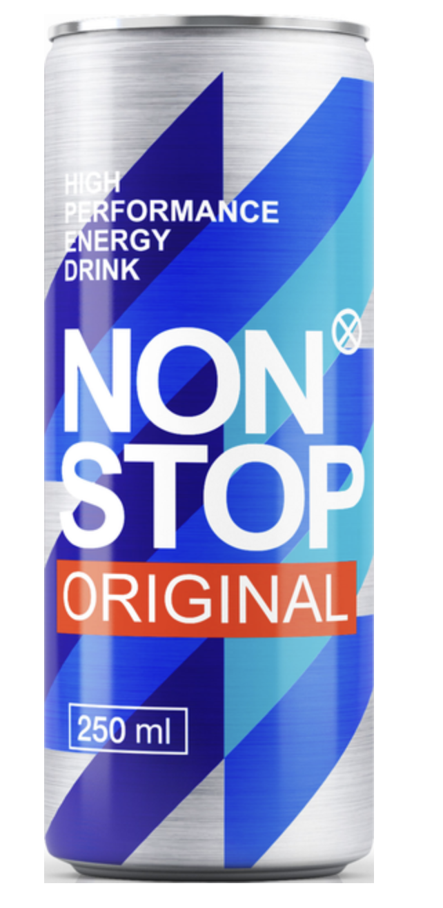 Енергетичний б/а напій Non Stop Original 0.25 л з/б